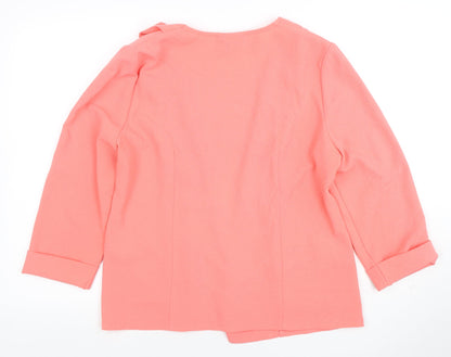 Womens UK Size L Wallis Regular Pink Blazer