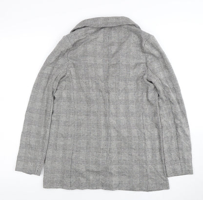 Womens UK Size S FOREVER 21 Regular Grey Blazer