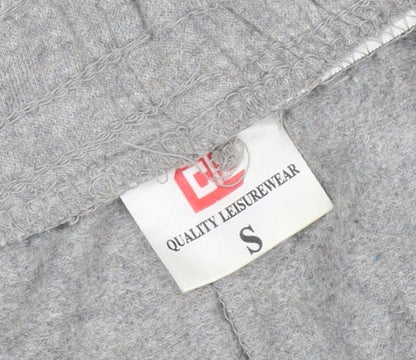 Quality Leisurewear Men's Grey Sweatpants S Regular Fit Elastic Waist