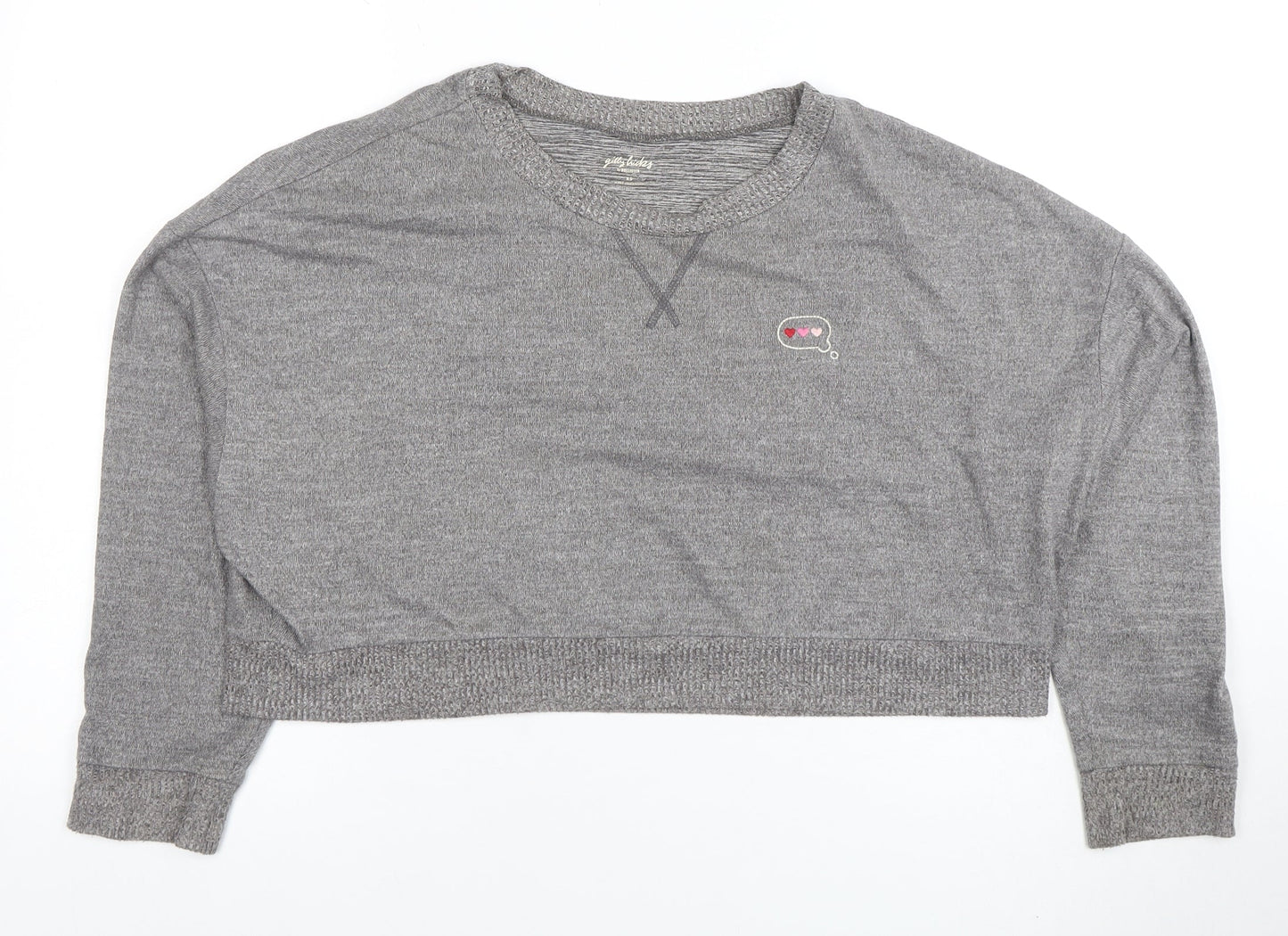 Womens UK Size XS Gilly Hicks by Hollister Grey Pullover Sweatshirt