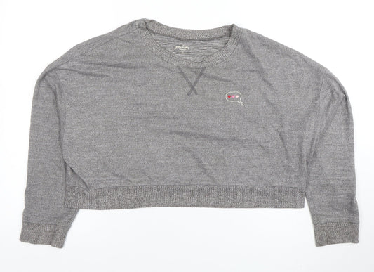 Womens UK Size XS Gilly Hicks by Hollister Grey Pullover Sweatshirt