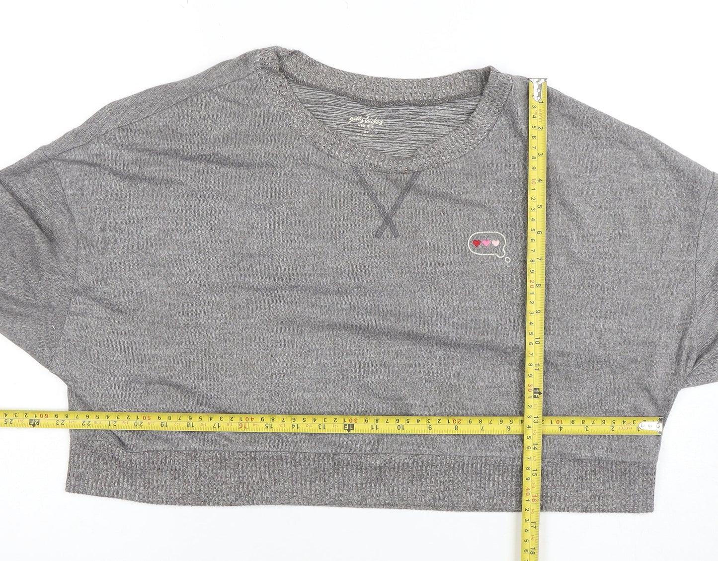 Womens UK Size XS Gilly Hicks by Hollister Grey Pullover Sweatshirt