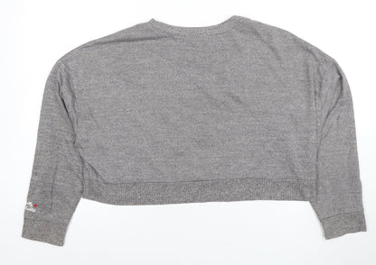 Womens UK Size XS Gilly Hicks by Hollister Grey Pullover Sweatshirt