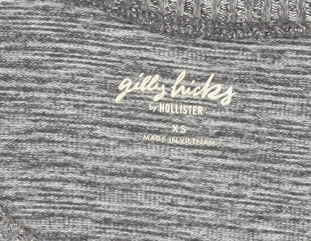 Womens UK Size XS Gilly Hicks by Hollister Grey Pullover Sweatshirt