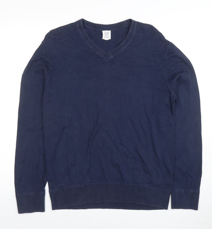 Mens UK Size S Gap Blue Pullover Jumper