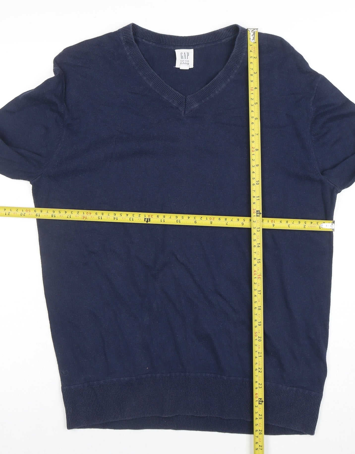 Mens UK Size S Gap Blue Pullover Jumper