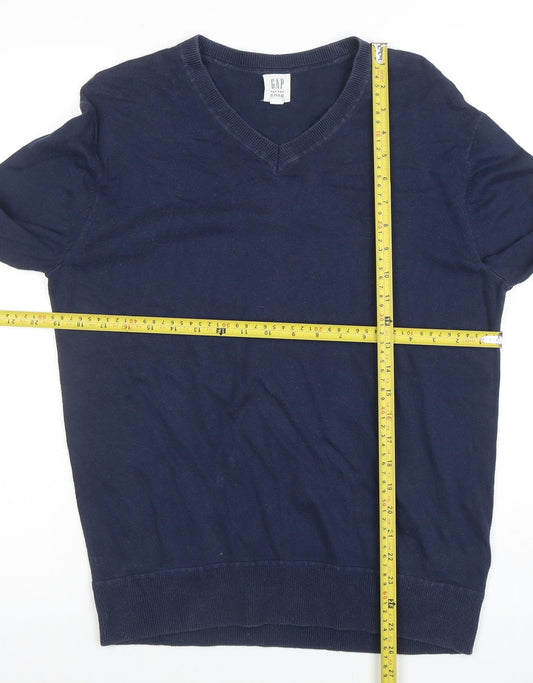 Mens UK Size S Gap Blue Pullover Jumper