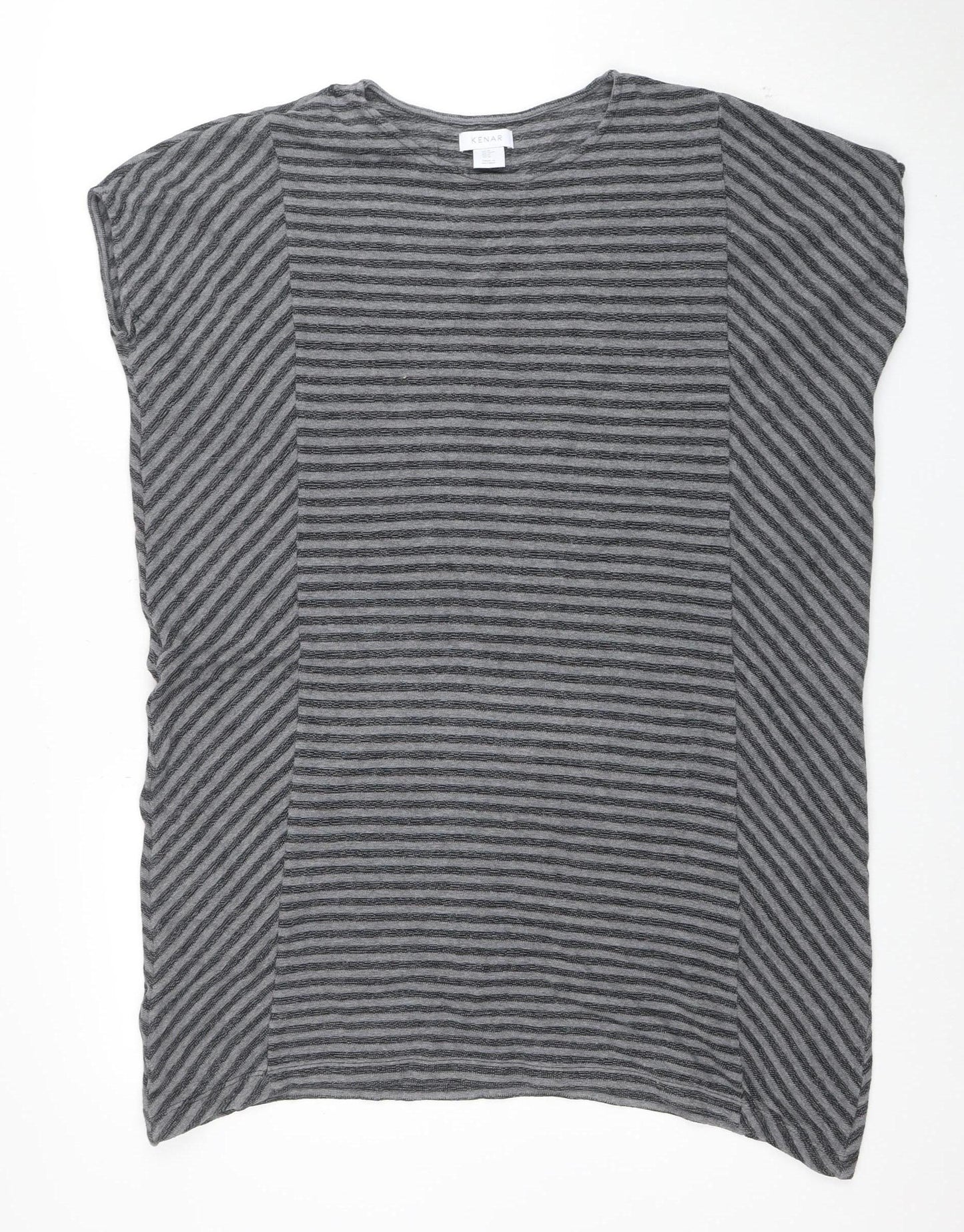 Womens UK Size M Kenar Grey Tunic Blouse