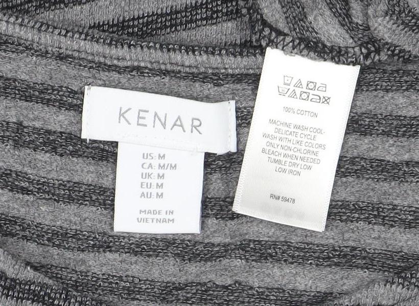 Womens UK Size M Kenar Grey Tunic Blouse