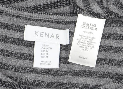 Womens UK Size M Kenar Grey Tunic Blouse
