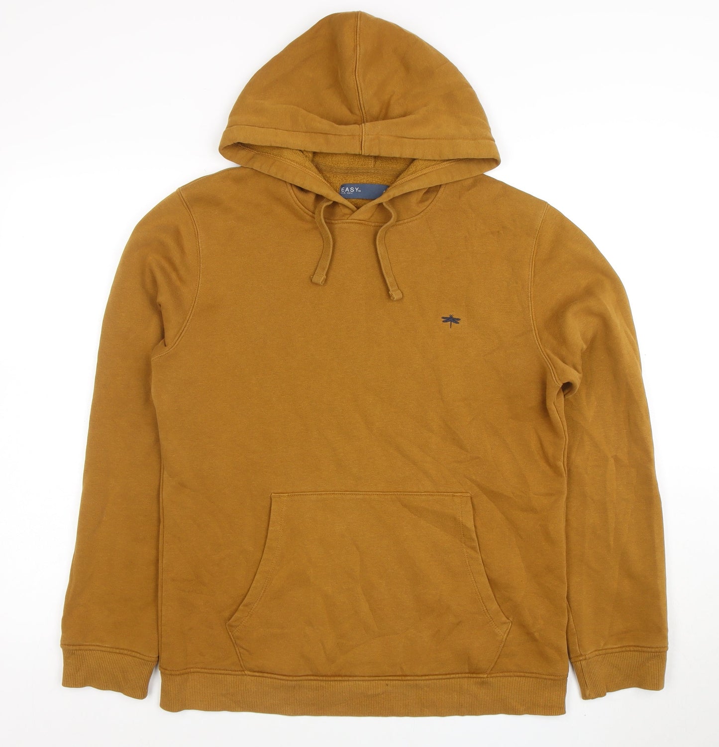 Mens UK Size S Easy Brown Pullover Hoodie