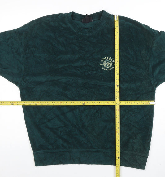 Womens UK Size L H&M Green Pullover Sweatshirt
