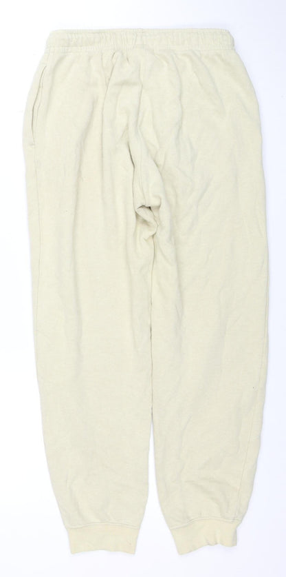 Womens UK Size S Nike Relaxed Fit Jogger Beige Trousers