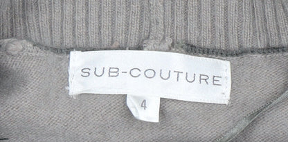 Womens UK Size 4 Sub-Couture Beige Pullover Jumper
