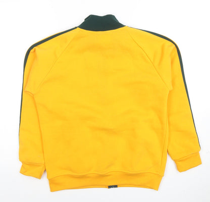 Boys UK Size 12 Years Around Australia Yellow Full Zip Sweatshirt
