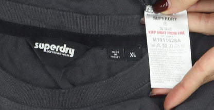 Mens UK Size XL Superdry Black  T-Shirt