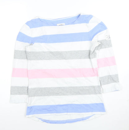 Womens UK Size 6 Joules Multicoloured Basic T-Shirt