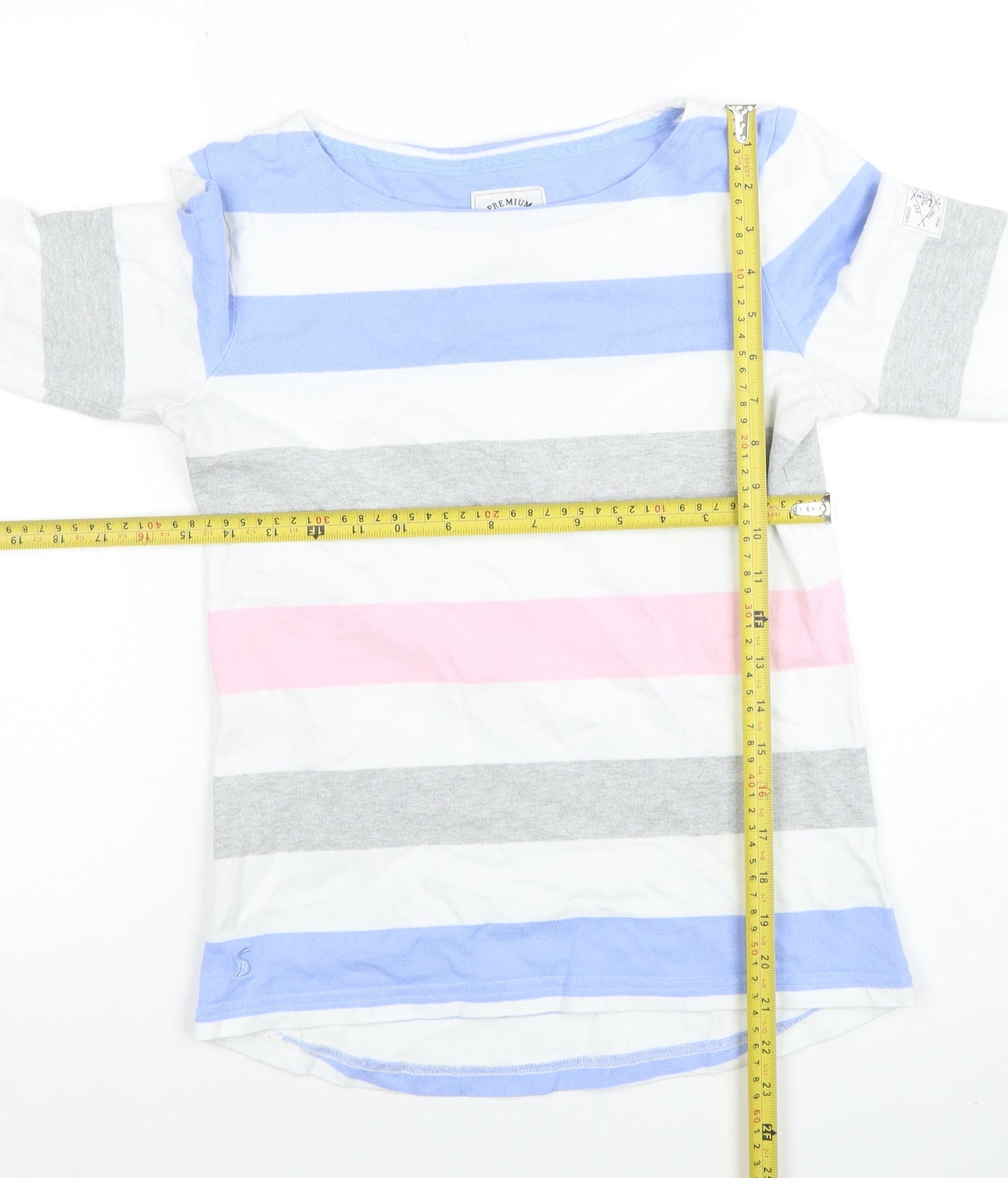 Womens UK Size 6 Joules Multicoloured Basic T-Shirt