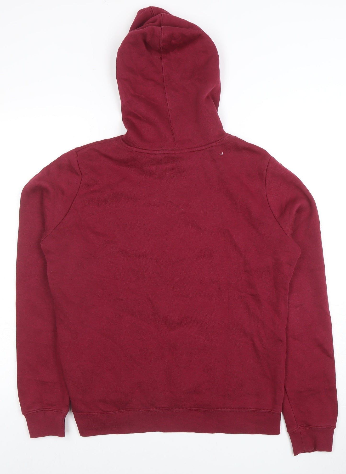 Womens UK Size S Nike Red Pullover Hoodie