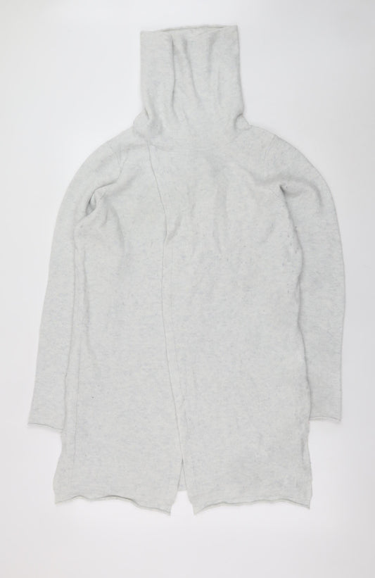 Womens UK Size M Sandwich Grey Cardigan Jumper