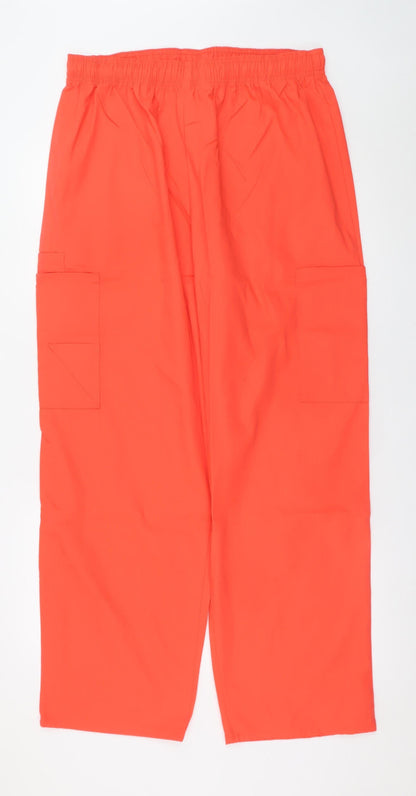 Mens UK Size XL Sivvan Regular Fit Cargo Orange Trousers