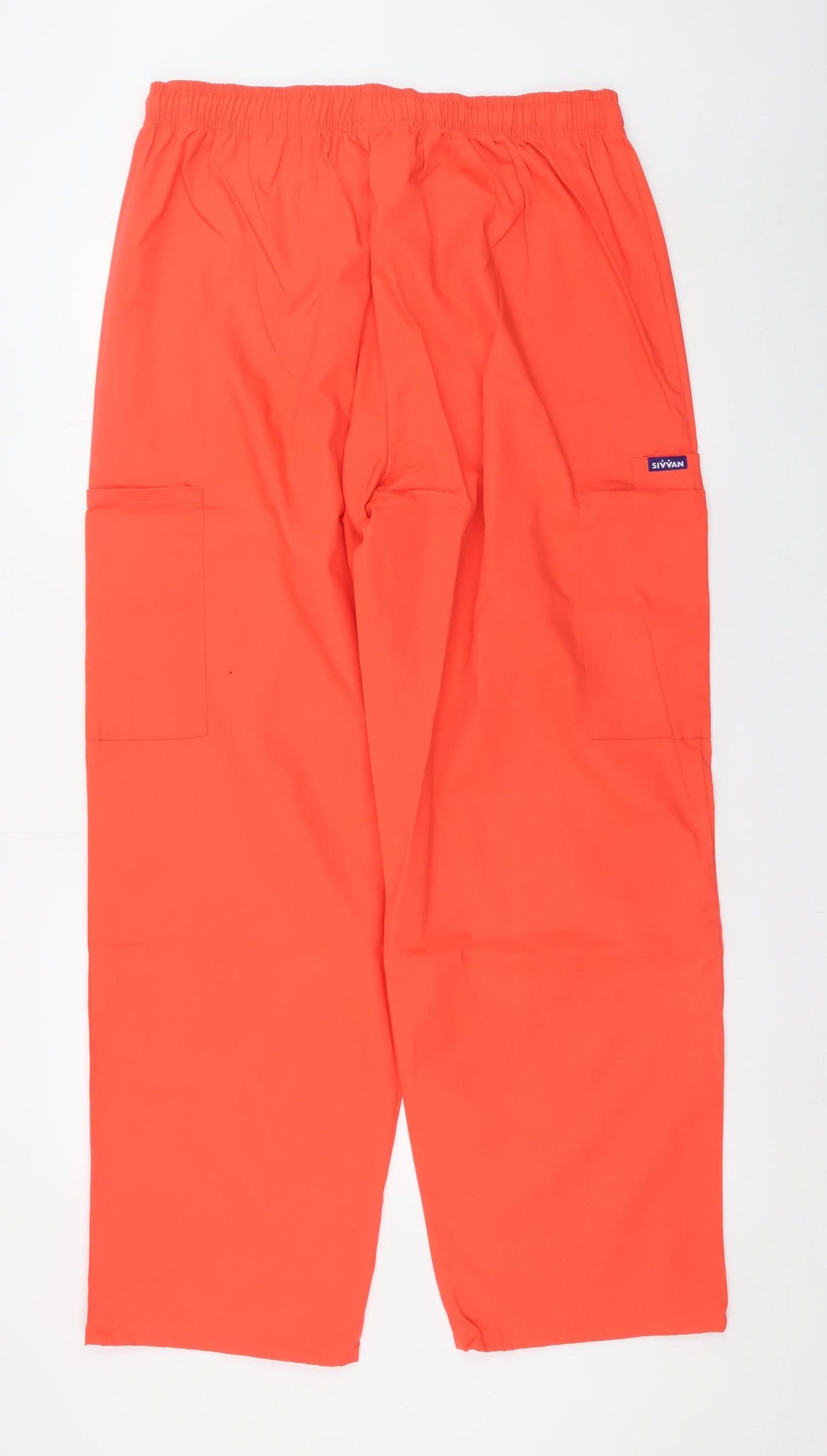 Mens UK Size XL Sivvan Regular Fit Cargo Orange Trousers
