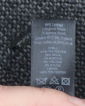 Womens UK Size 16 BHS Grey Pea Coat