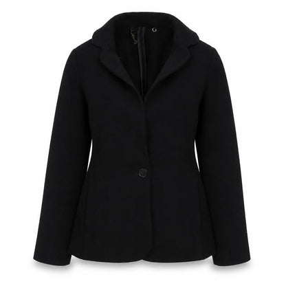 Jigsaw Women's Black Wool Blazer UK 10 Classic Short Jacket