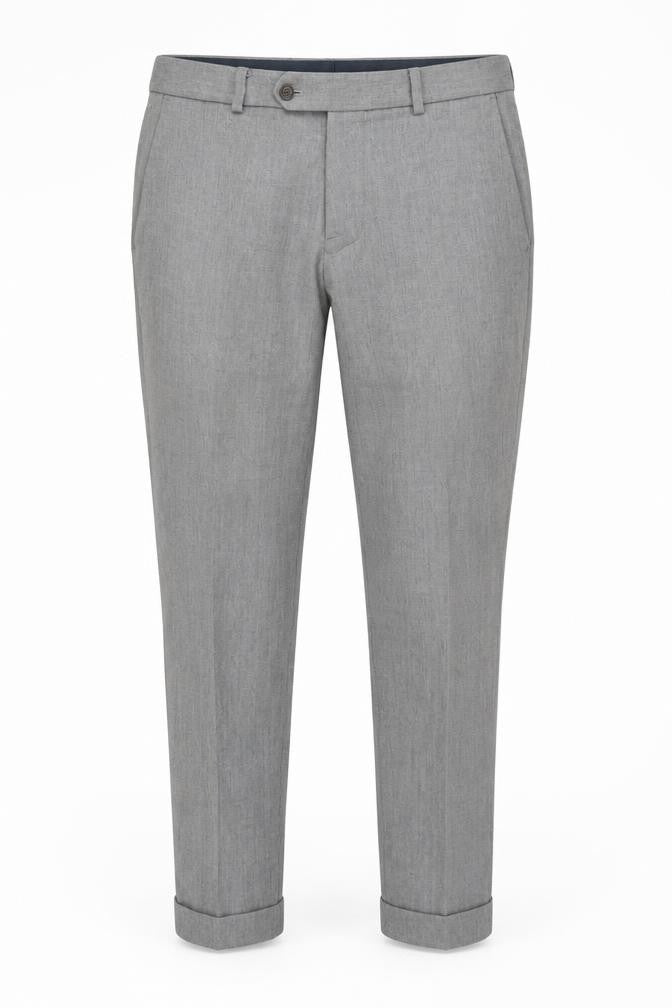 Mens UK Size 32 in NEXT Regular Fit Business Formal Grey Trousers