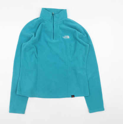 Womens UK Size S The North Face Blue Pullover Sweatshirt