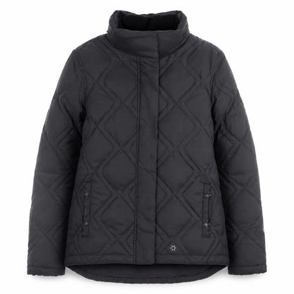 Womens UK Size 12 NEXT Black Quilted Coat