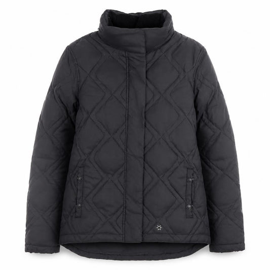 Womens UK Size 12 NEXT Black Quilted Coat