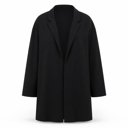 Womens UK Size XL Jacqueline de Yong Black Overcoat