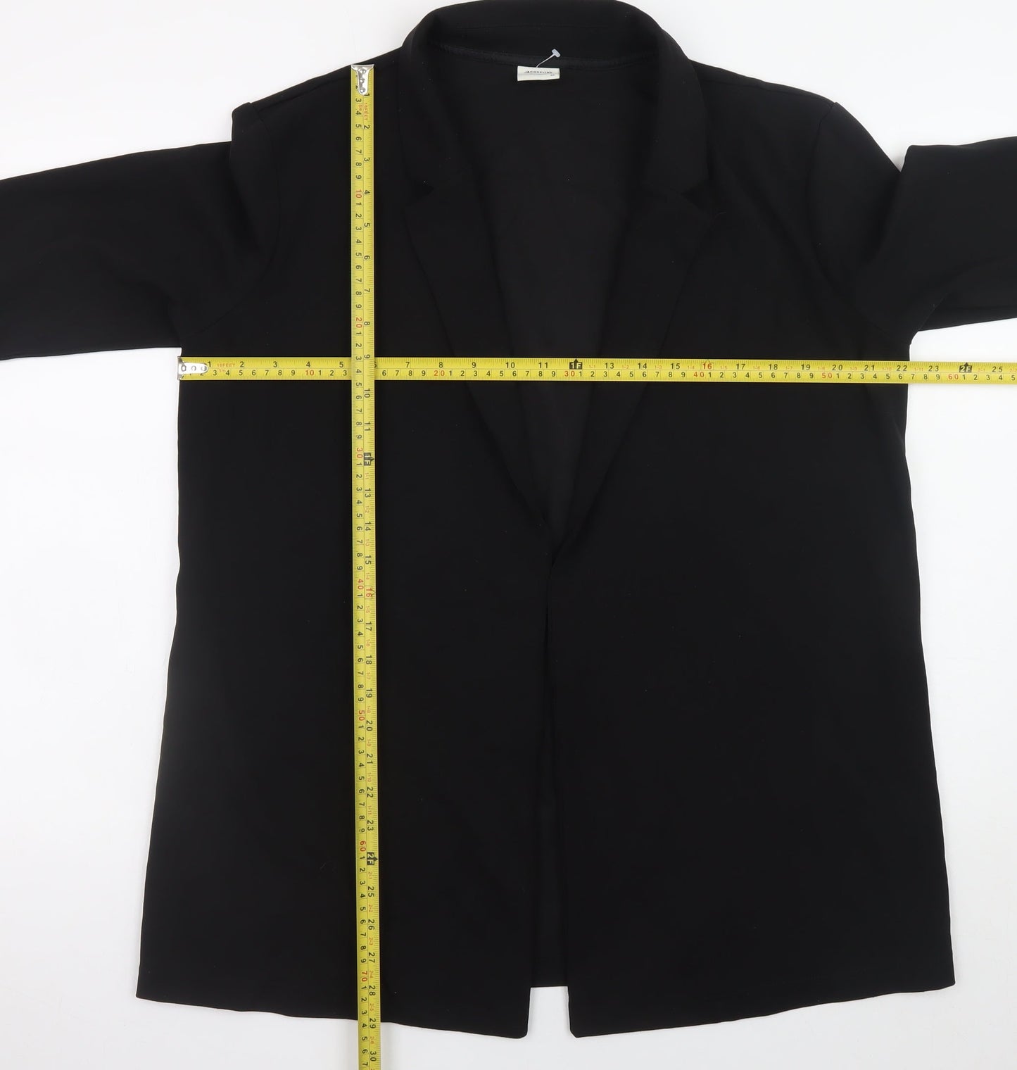 Womens UK Size XL Jacqueline de Yong Black Overcoat