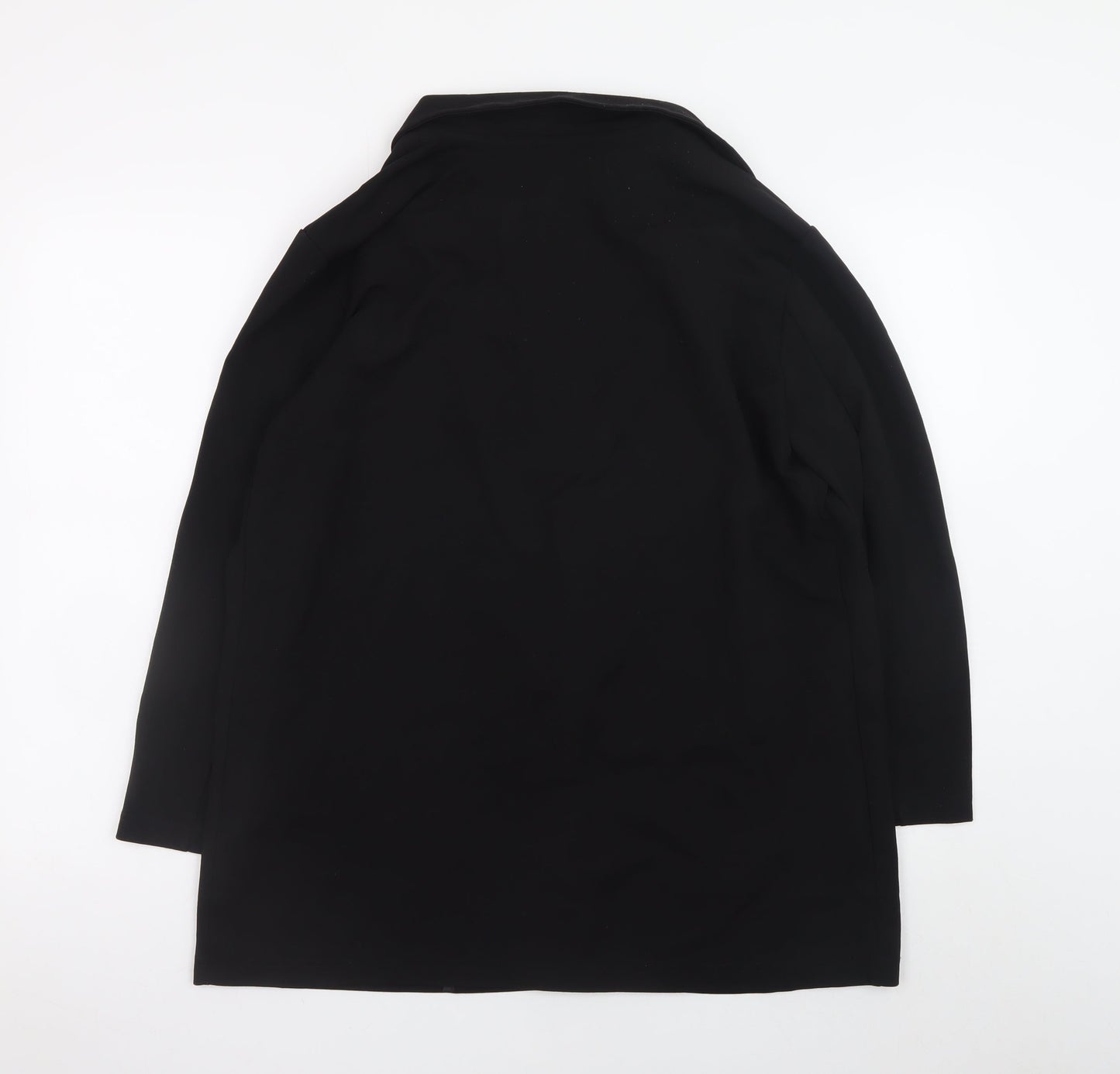 Womens UK Size XL Jacqueline de Yong Black Overcoat