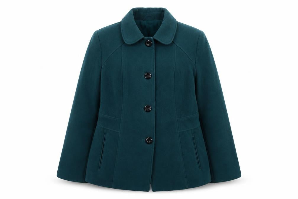 BHS Womens Teal Green Size 16 Lined Button Jacket Classic Style