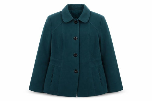 BHS Womens Teal Green Size 16 Lined Button Jacket Classic Style