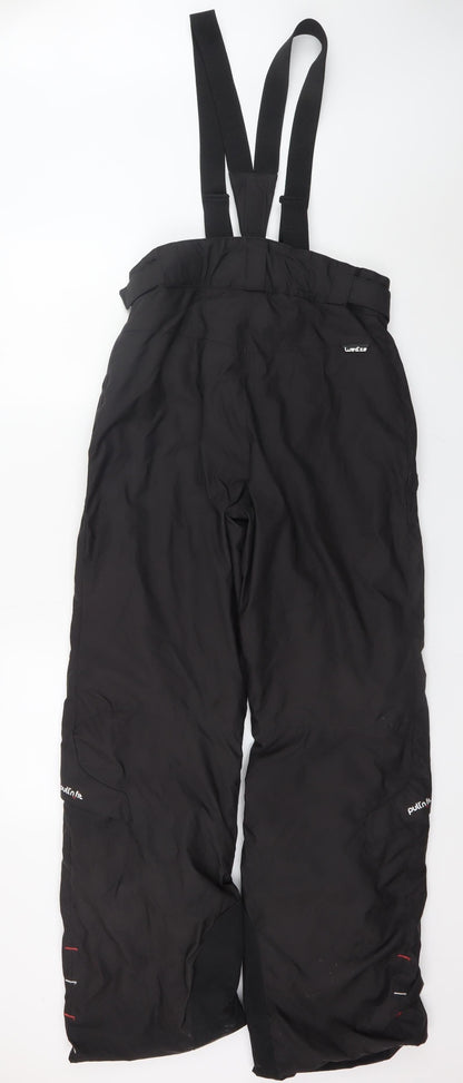 Decathlon Men’s Black Ski Snow Pants S Waterproof Trousers