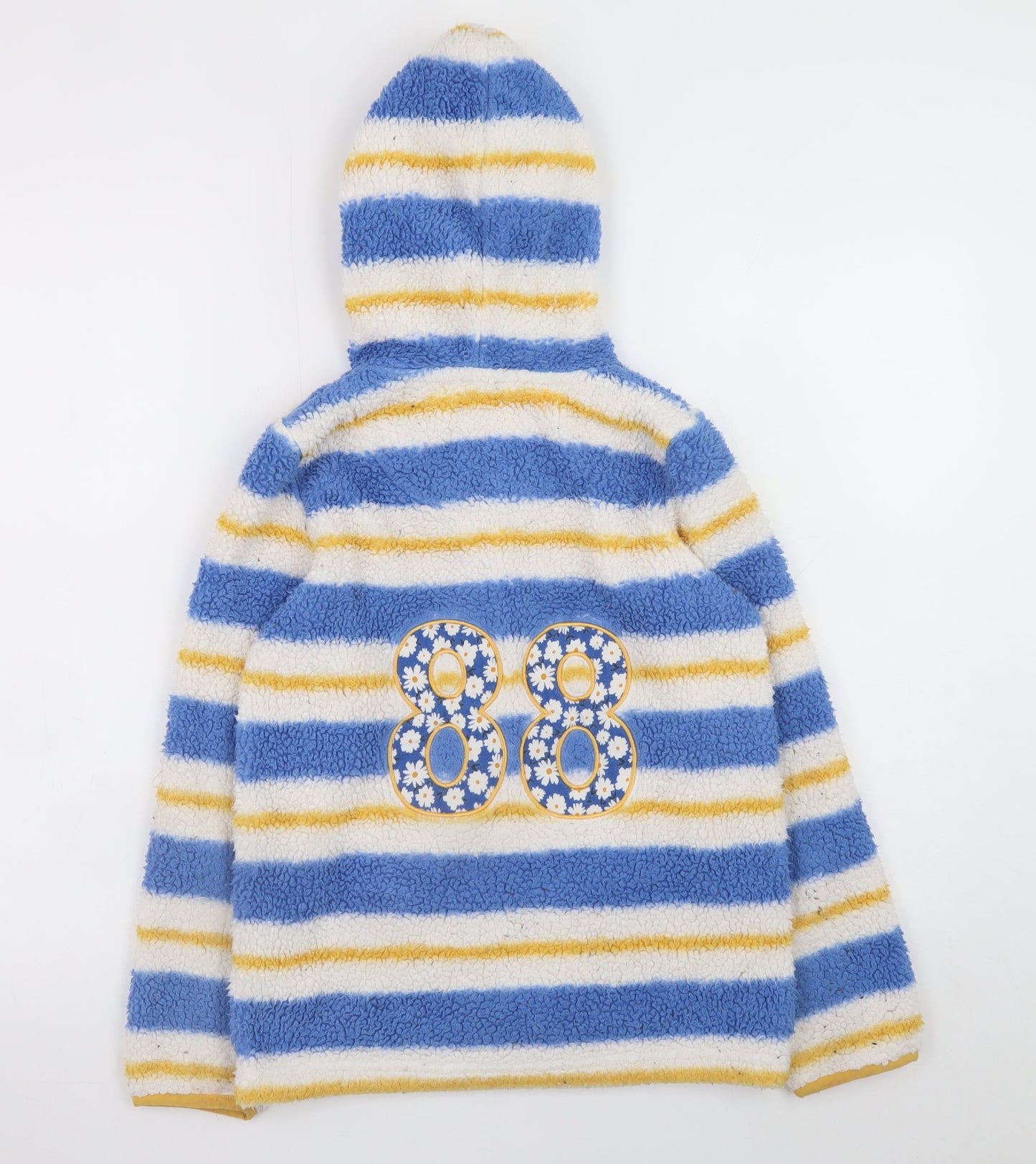 Girls UK Size 9-10 Years FatFace Blue Full Zip Hoodie