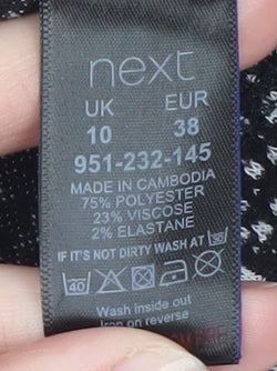 Womens UK Size 10 NEXT Black Basic Jacket