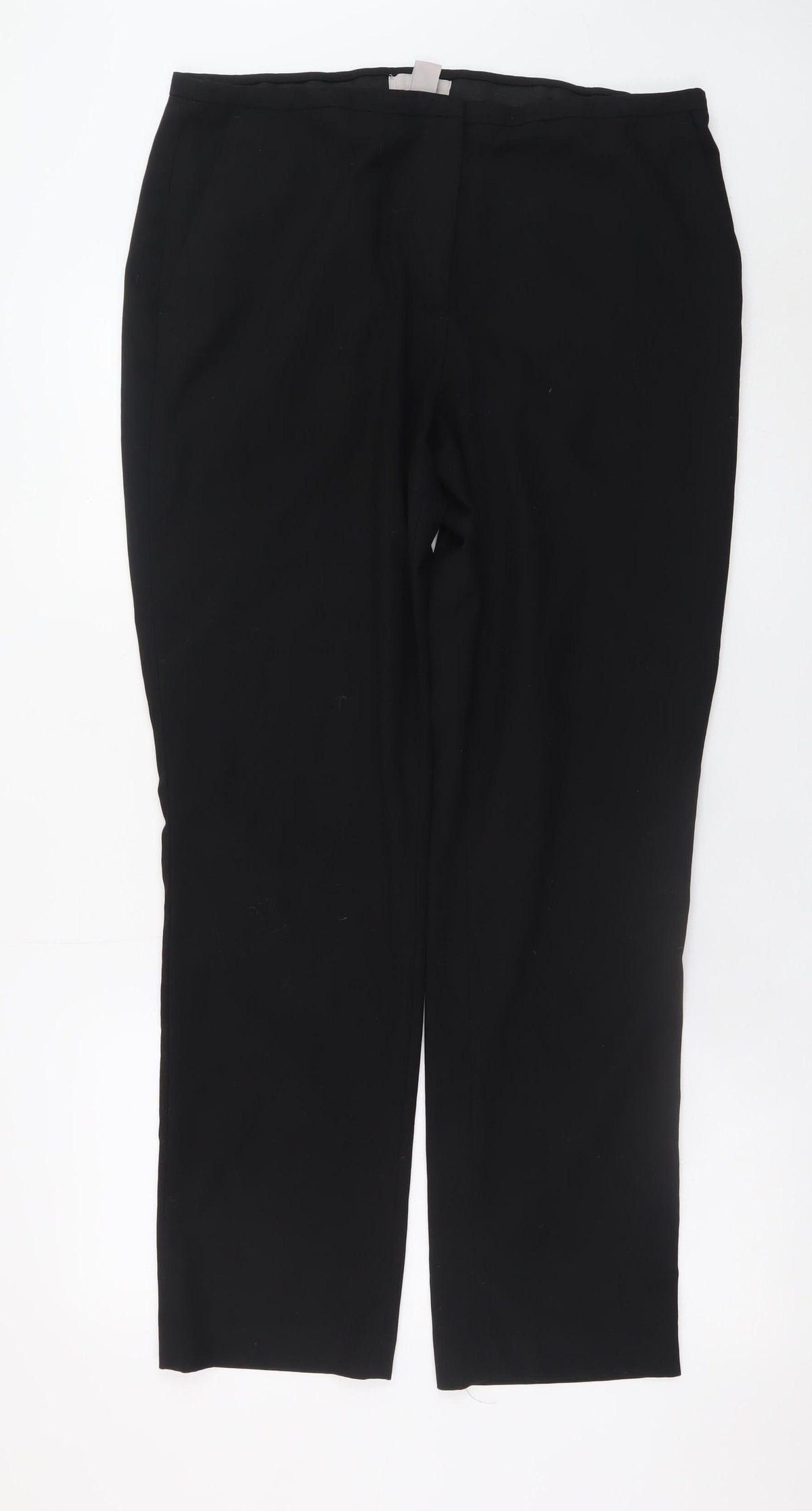 H&M Women’s Black Size 14 Straight Leg Trousers