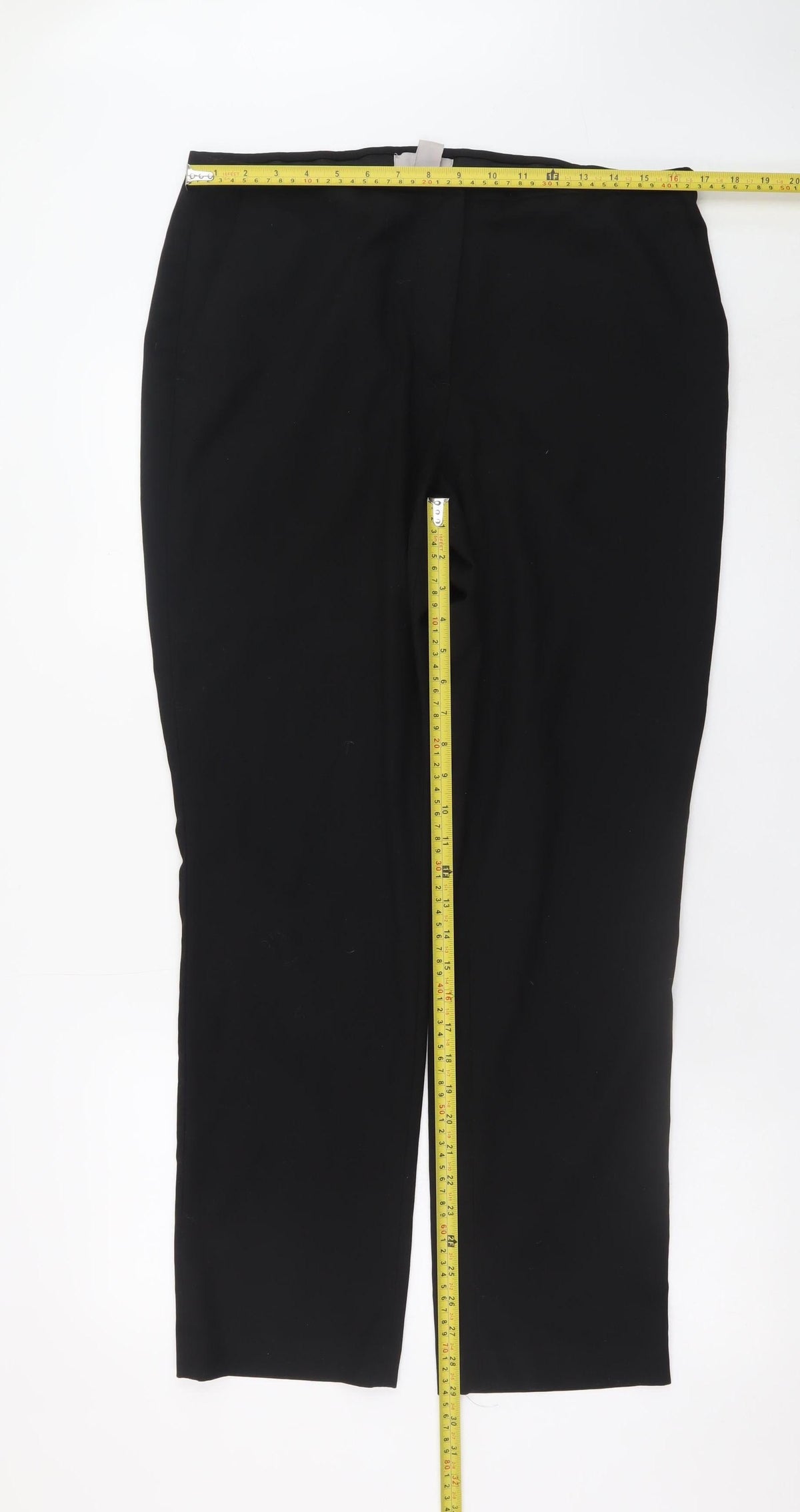 H&M Women’s Black Size 14 Straight Leg Trousers
