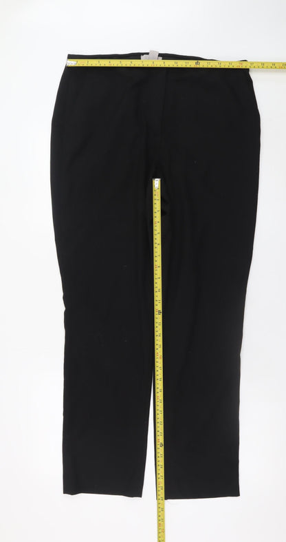 H&M Women’s Black Size 14 Straight Leg Trousers