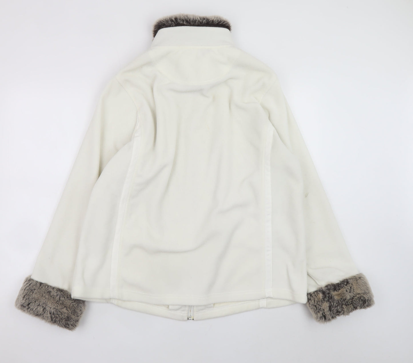 Womens UK Size 22 Debenhams White Basic Jacket
