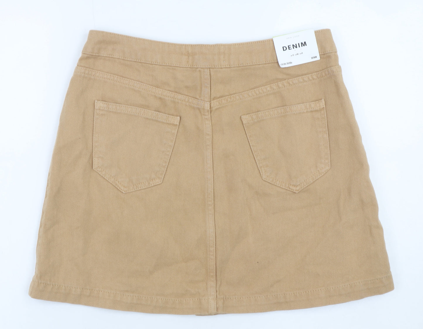 Womens UK Size 12 New Look A-Line Denim Skirt