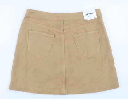 Womens UK Size 12 New Look A-Line Denim Skirt