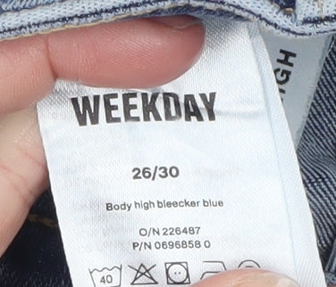 Womens UK Size 8 Weekday Slim Fit Skinny Blue Jeans