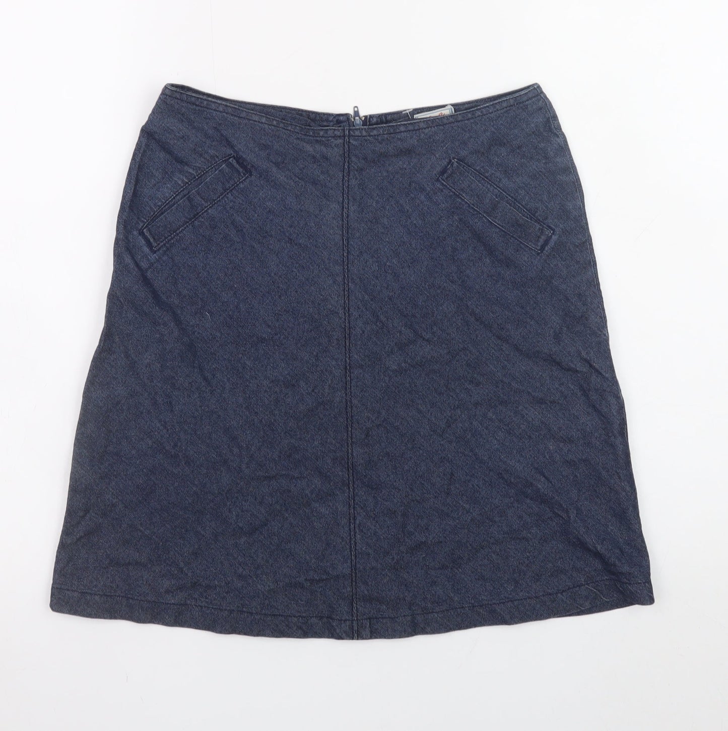 Teens UK Size XS Rock V A-Line Denim Skirt