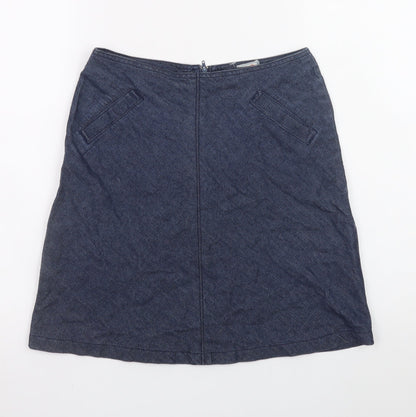 Teens UK Size XS Rock V A-Line Denim Skirt