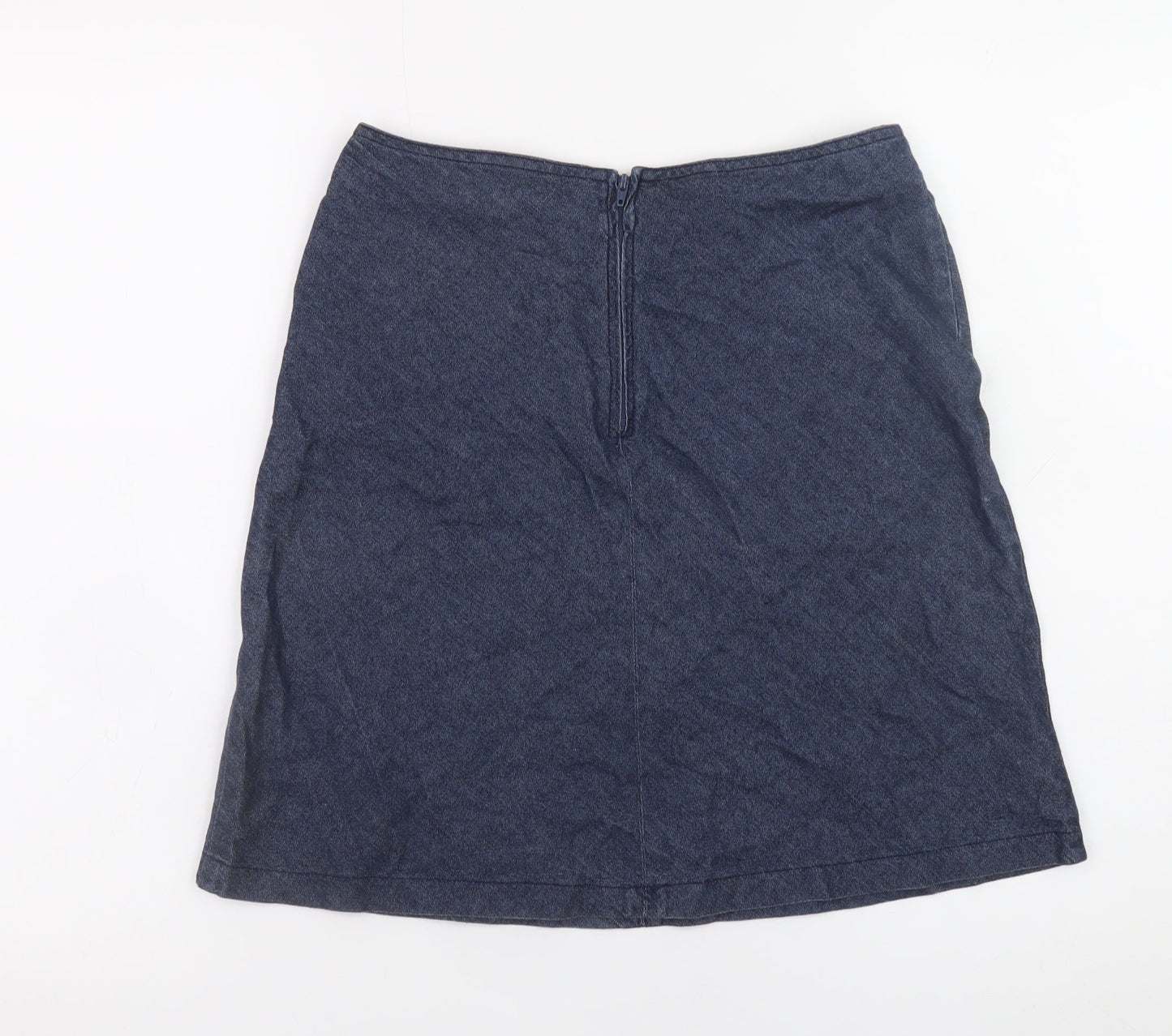 Teens UK Size XS Rock V A-Line Denim Skirt